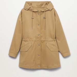 Mango Rain Jacket - size small NWT